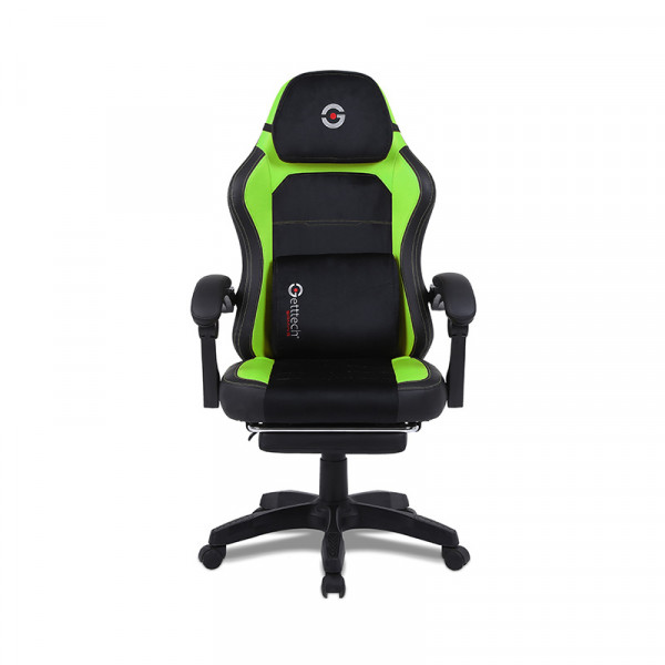 GAR-GAOPY-G2-GR Getttech Gaming Gaming Chair Green & Black