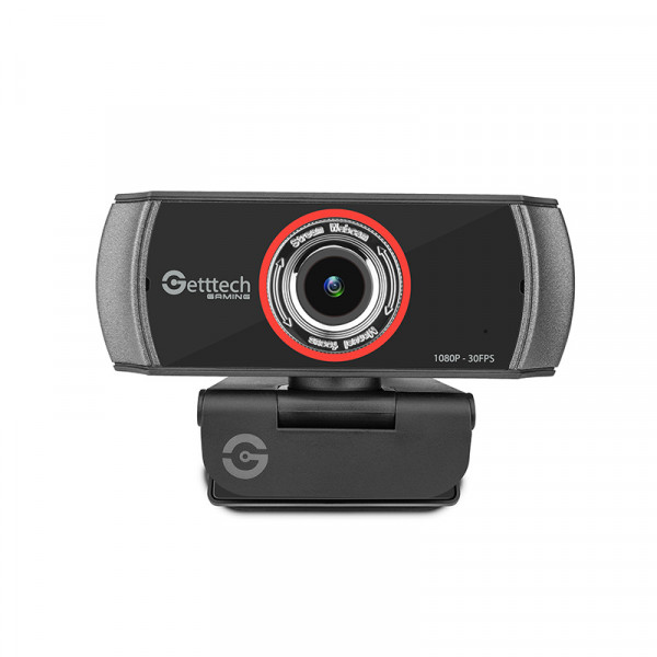 WEBCAM STREAMING GETTTECH FHD 30FPS USB MICROFONOS DOBLES GPW-FHDMF-G1 - GPW-FHDMF-G1