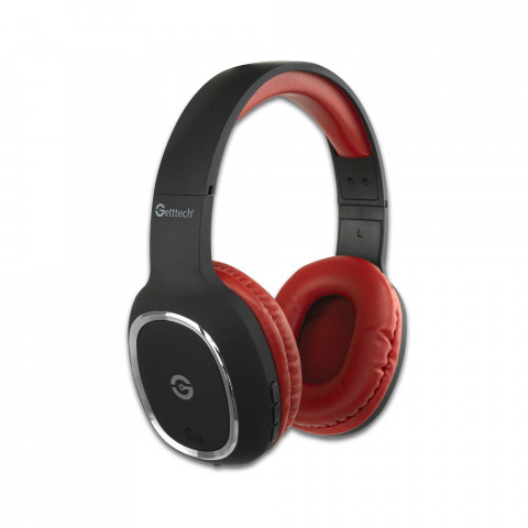 Getttech Headset Loud, Black and Red - SKU: GH-4640R